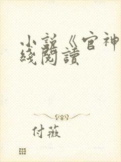 小说《官神》在线阅读