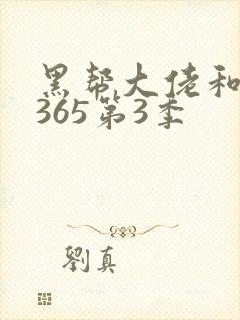 黑帮大佬和我的365第3季