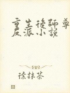 重生后师尊成了反派小说