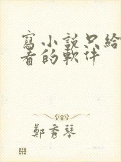 写小说只给自己看的软件