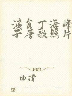 演员丁海峰的妻子唐歌照片