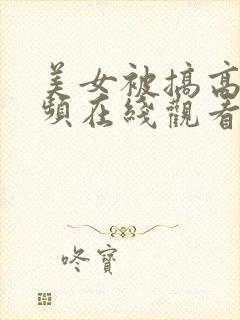 美女被搞高潮视频在线观看