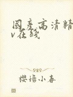 国产高清精品av在线