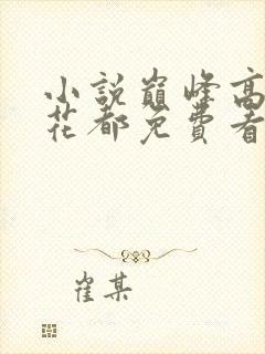 小说巅峰高手混花都免费看