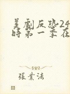 美剧反恐24小时第一季在线观看