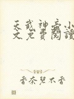 天武神帝小说全文免费阅读