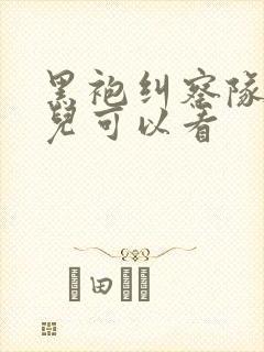 黑袍纠察队在哪儿可以看