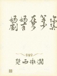 妈妈在等你电视剧有多少集