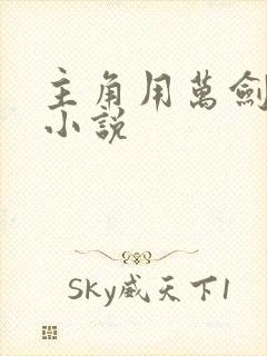 主角用万剑诀的小说