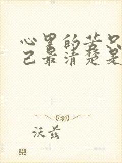 心里的苦只有自己最清楚是什么歌