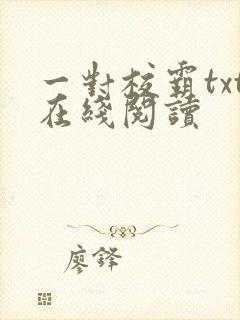 一对校霸txt在线阅读