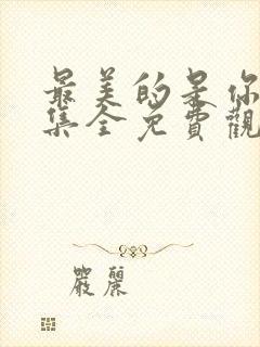 最美的是你45集全免费观看电视剧