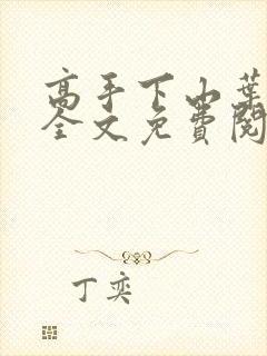 高手下山叶君临全文免费阅读