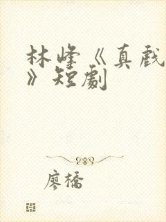 林峰《真戏人生》短剧