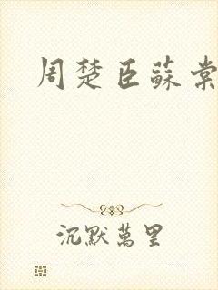 周楚臣苏棠结局