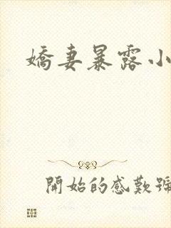 娇妻暴露小说
