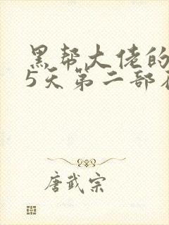 黑帮大佬的365天第二部在线观看