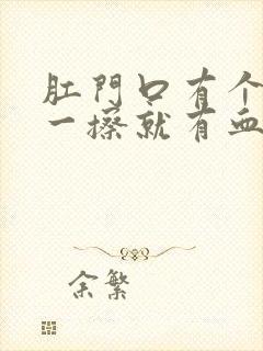 肛门口有个肉球一擦就有血封面