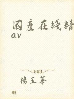 国产在线精品一av