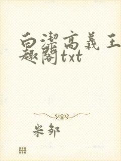 白洁高义王申笔趣阁txt封面