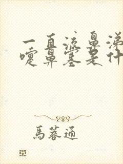 一直流鼻涕打喷嚏鼻塞是什么原因