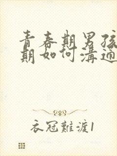 青春期男孩叛逆期如何沟通