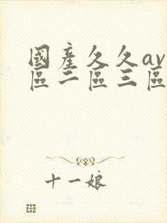 国产久久av一区二区三区