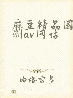 麻豆精品国产亚洲av网站