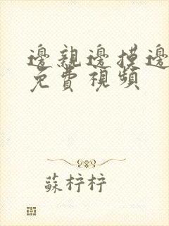 边亲边摸边进去免费视频