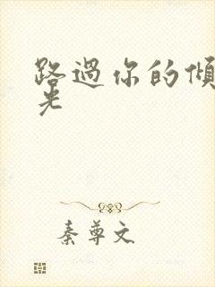 路过你的倾城时光