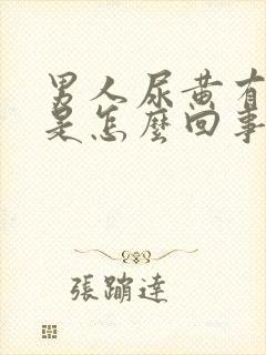 男人尿黄有味道是怎么回事封面