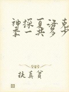 神探夏洛克第一季一共多少集封面