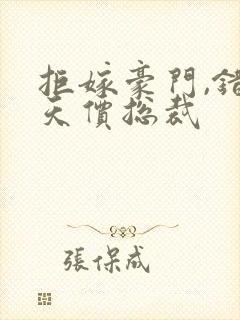 拒嫁豪门,错惹天价总裁