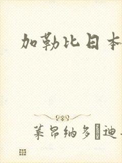 加勒比日本66封面
