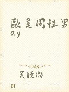 欧美同性男男gay