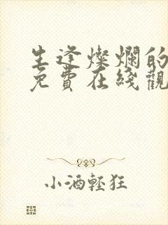 生逢灿烂的日子免费在线观看