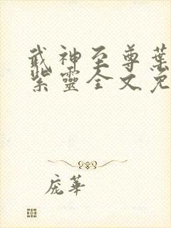 武神至尊叶风叶紫灵全文免费阅读