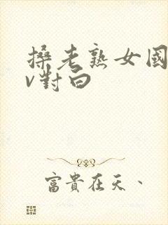 搡老熟女国产av对白