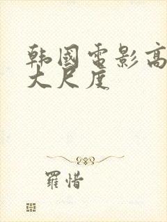 韩国电影高颜值大尺度