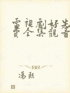 电视剧好先生免费全集观看高清