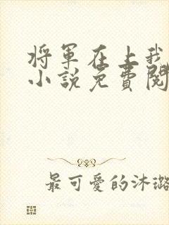 将军在上我在下小说免费阅读全文