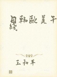 日韩欧美午夜在线