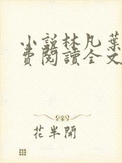 小说林凡叶惜免费阅读全文最新