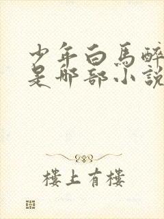 少年白马醉春风是哪部小说改编的