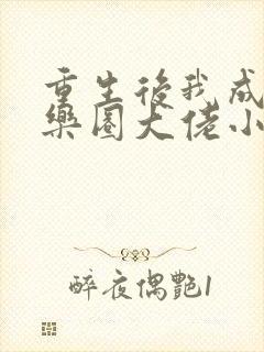 重生后我成了娱乐圈大佬小说免费看