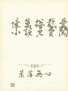 亿万总裁爱上我小说免费阅读封面