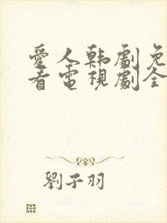 爱人韩剧免费观看电视剧全集完整