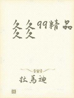 久久99精品久久久封面