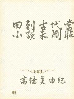 回到古代当皇子小说未删版下载txt