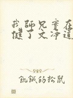 我师兄实在太稳健了文净道人结局